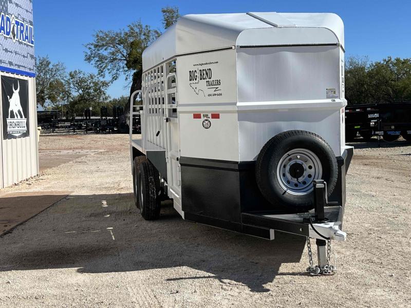 2022 Big Bend BP 16'x6' Livestock Trailer Mid Tex Trailers For Sale