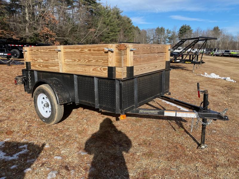 2023 Roadway Utility 5x8 High Side 3K Utility Trailer w/Rear Swing Gate & Side Extensions