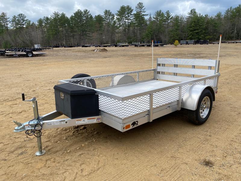 2020 Rugged Trailers 6x10 Aluminum 3K Utility Trailer w/Expanded Metal Sides & BiFold Ramp