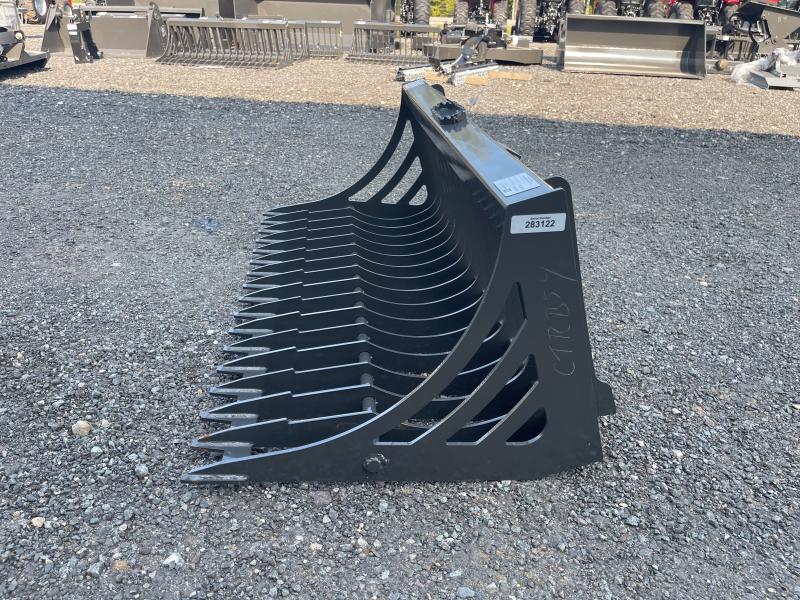 2023 Iron Craft 54" Compact Tractor Rock Bucket Central NH Trailers Dump & Enclosed Trailer