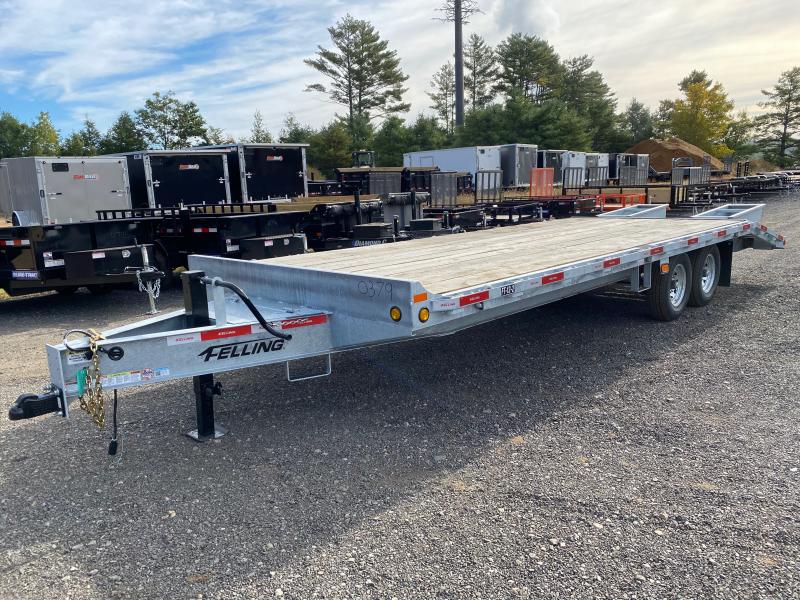 2023 Felling Trailers 8.5x20+5 Galvanized 14K Deckover Equipment
