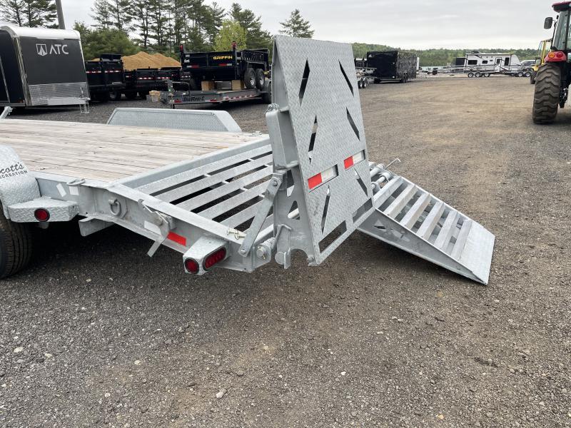 2022 Iron Bull 7x20 Galvanized 14K LowPro Equipment Trailer w/Full