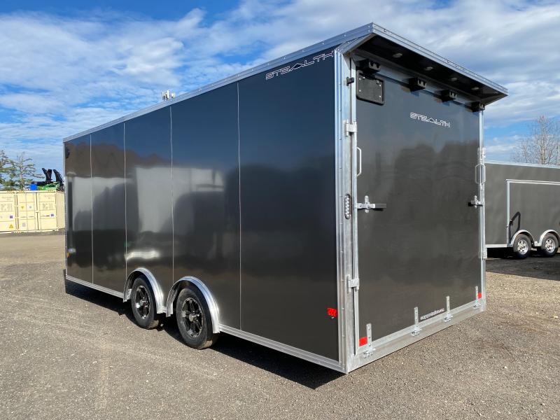 2024 Stealth Trailers 8.5x20 Aluminum 7K Enclosed Cargo/UTV Trailer w/Spoiler & Extra Height