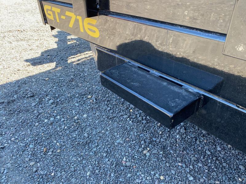 2024 Griffin 7x16 Powder Coated 14K Dump Trailer w/3' Side Walls