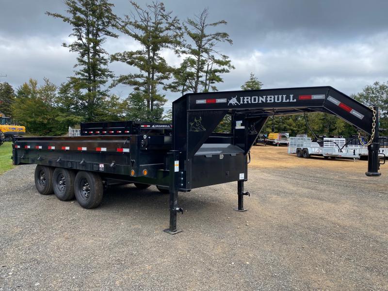 2023 Iron Bull Trailers 8x16 Powder Coated Gooseneck 21K TriAxle