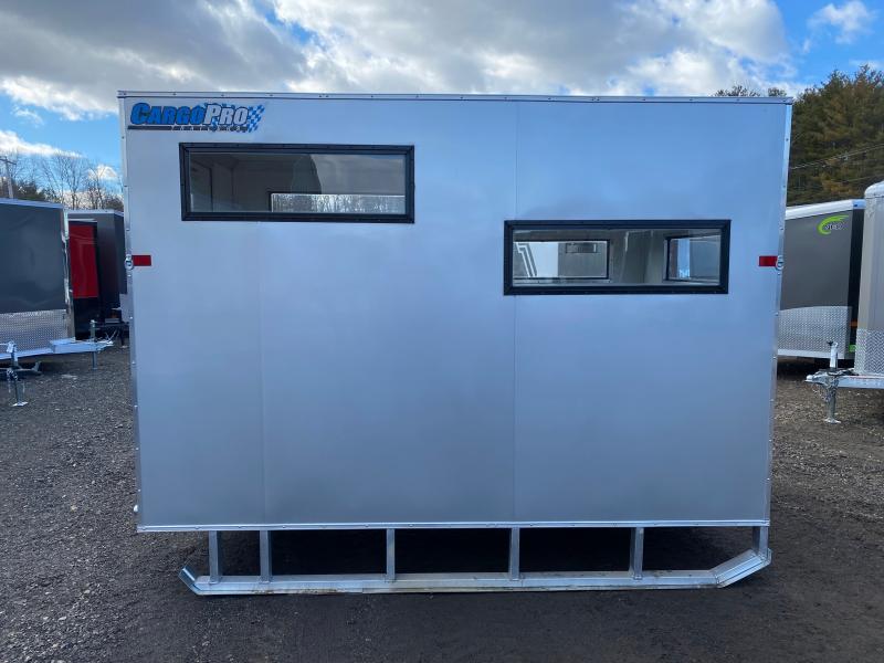 2023 Cargo Pro 6x10 Insulated Ice Shack w/Tow Hitch, Windows, & Roof