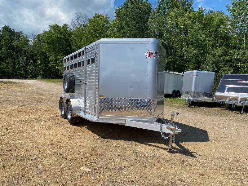2023 Frontier Livestock Series 14'7" Aluminum Livestock Trailer w/Matching  Spare Tire & Mount | Central NH Trailers | Dump & Enclosed Trailer Dealer NH
