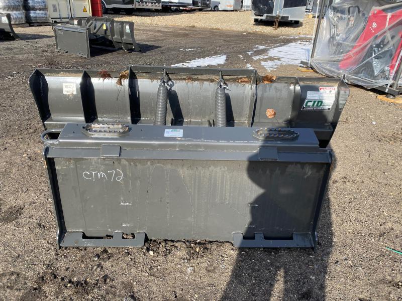 2023 Iron Craft 72" Compact Tractor Manual Snow Plow Attachment