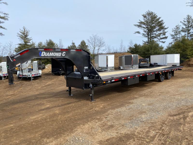 2023 Diamond C Trailers 8.5x38 Powder Coated 25.9K Deckover Gooseneck