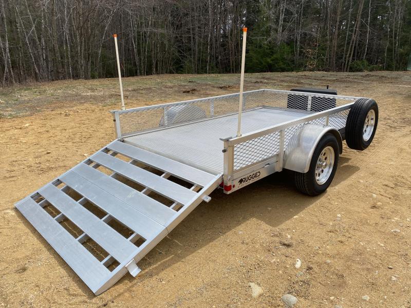 2020 Rugged Trailers 6x10 Aluminum 3K Utility Trailer w/Expanded Metal