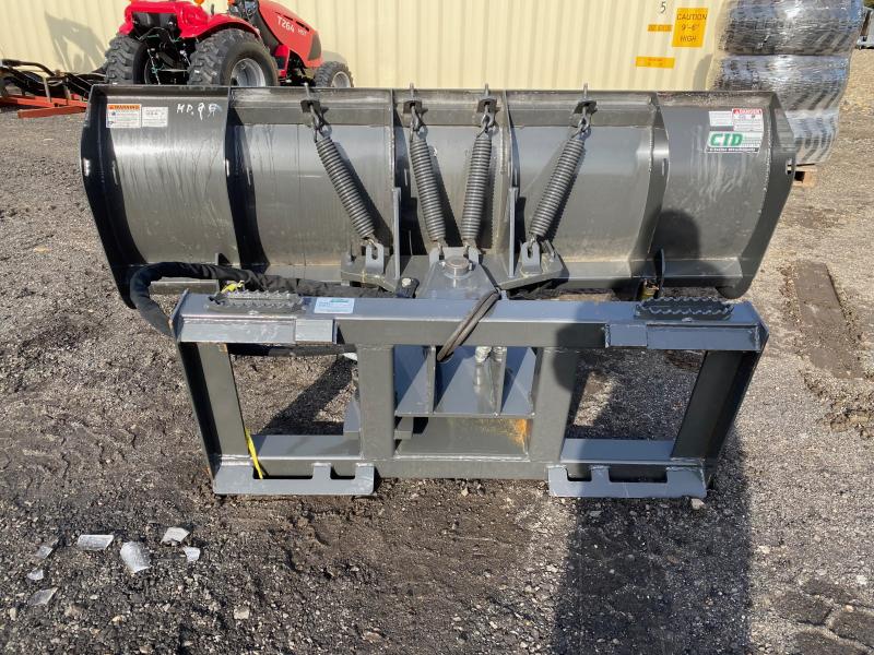 2023 IronCraft 84" Heavy Duty Hydraulic Angle Snow Plow Attachment Central NH Trailers Dump