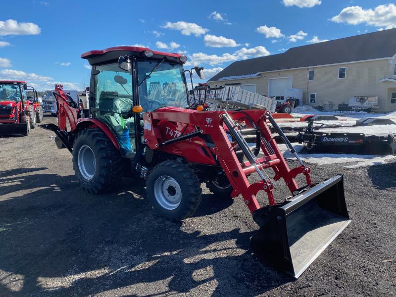 2023 TYM Tractors T474HC Tractor w/Backhoe, Hydrostatic Trans, Factory