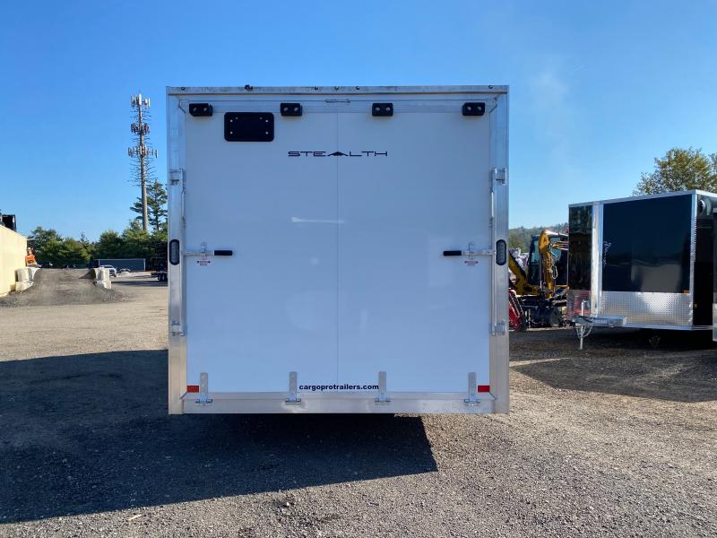 2024 Stealth Trailers 8.5x18 Aluminum 7K Cargo Trailer w/Extra Height