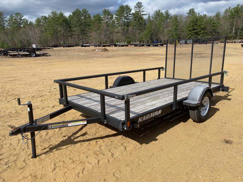 2022 Karavan Trailers 6x12 3K Utility Trailer w/Rear Ramp & Fold Down