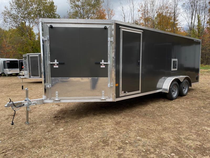 2024 Stealth Trailers 7x18 Enclosed 3Place Snowmobile Trailer w/Fuel