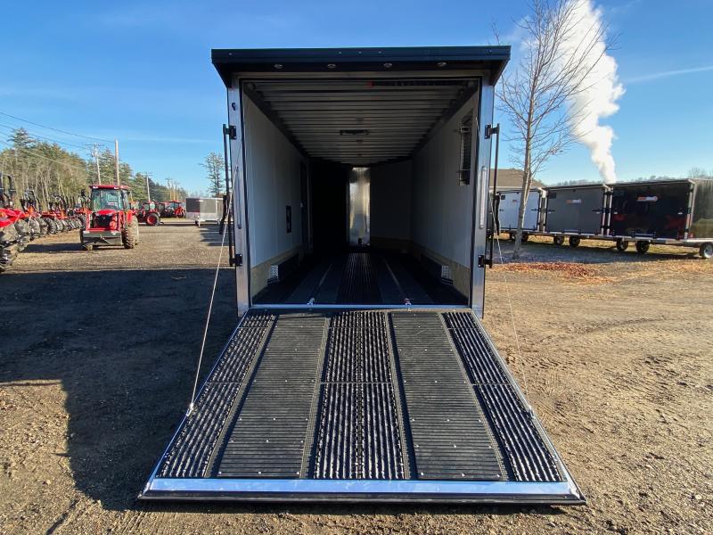 2024 SnoPro Trailers 7.5x18+6 Aluminum 3Place Drive In/Out Snowmobile Trailer w/Rear Spoiler