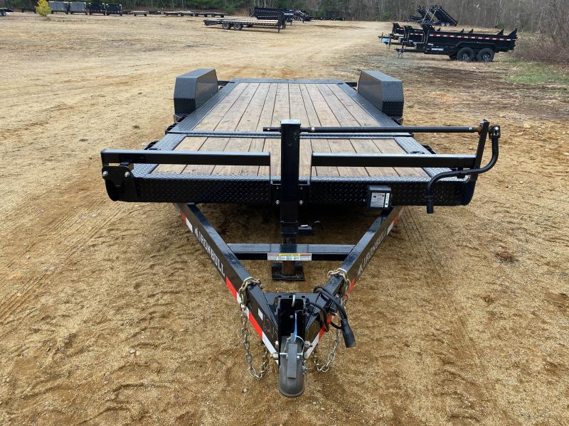 2022 Iron Bull 7x20 Powder Coated 14K Tilt Bed Equipment Trailer