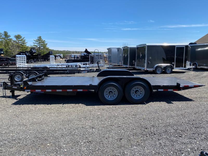 2023 Hawke Trailers 7x20 Steel Deck 15K Power Tilt Equipment Trailer