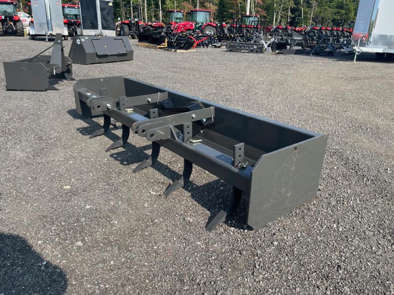 2023 Iron Craft 96" Heavy Duty 3Point Tractor Box Blade Attachment