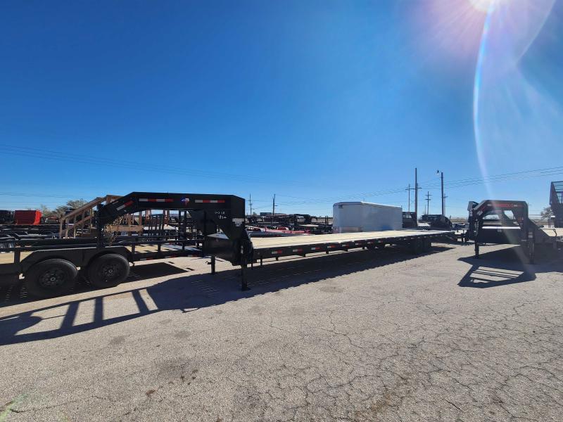 2022 DNJ Trailers, LLC 40'x102" On Deck Over Flatbed Trailer Hobbs Trailers near Carlsbad and