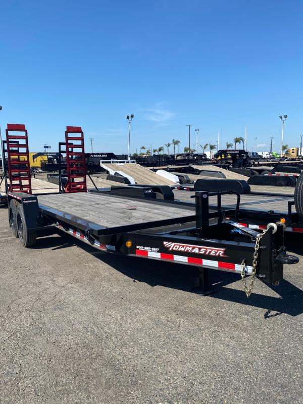 2022 Towmaster Trailers T14D Flatbed Trailer Bonander Trailer Sales