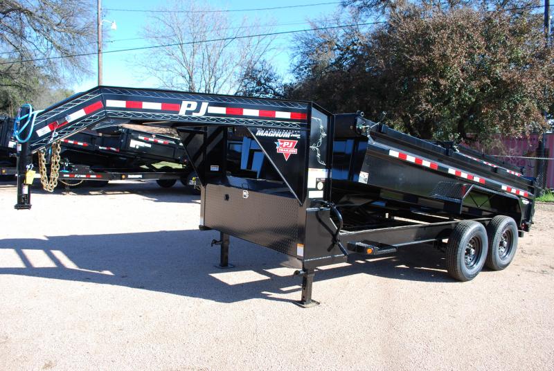 PJ Trailers DL142 Gooseneck Dump Trailer Magnum Trailers, Performance