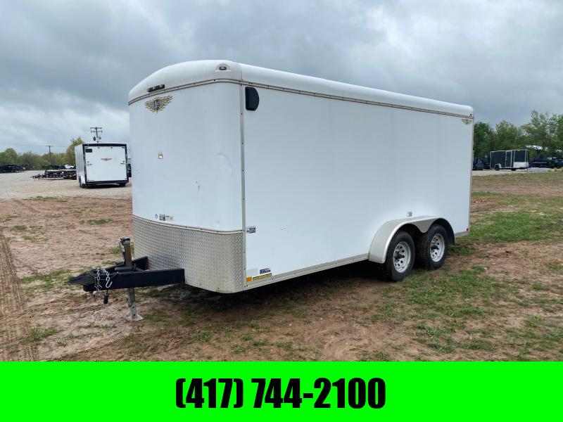 RENTAL BILLINGS 2004 H&H 7X16 TANDEM CARGO WITH RAMP DOOR Sancrest