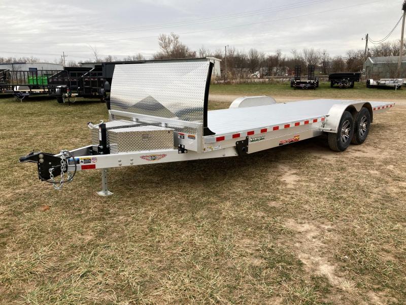 2022 H&H 82X24 TANDEM 14K SPEED LOADER W/ ALUMINUM DECK & ROCK SHIELD