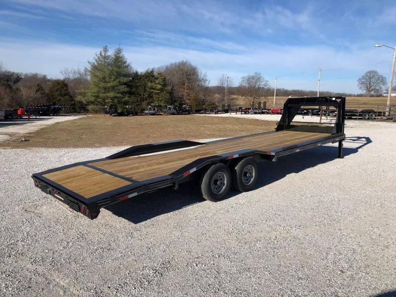 2022 Double A 102x28 Gooseneck 14k Carhauler With Drive Over Fenders Sancrest Trailers