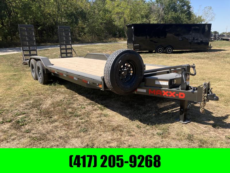 2022 MAXXD 102x22 Tandem 15K Equipment Trailer w/ Stand Up Ramps