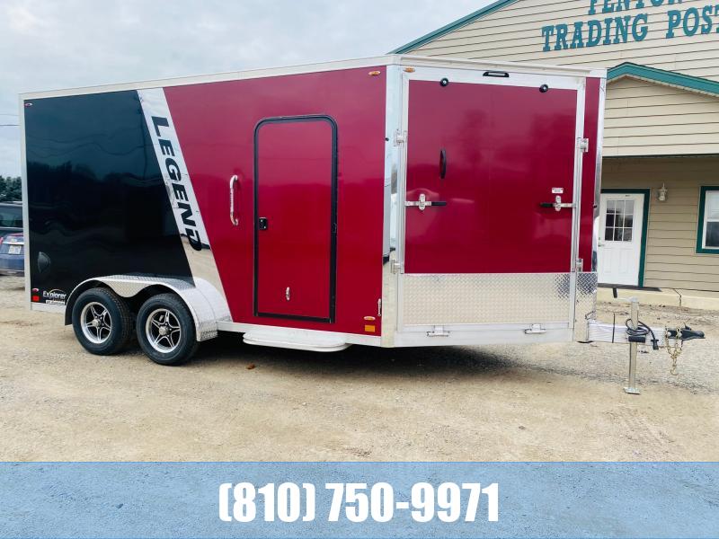 2024 Legend Trailers 7X19 Explorer Snowmobile Trailer Fenton and