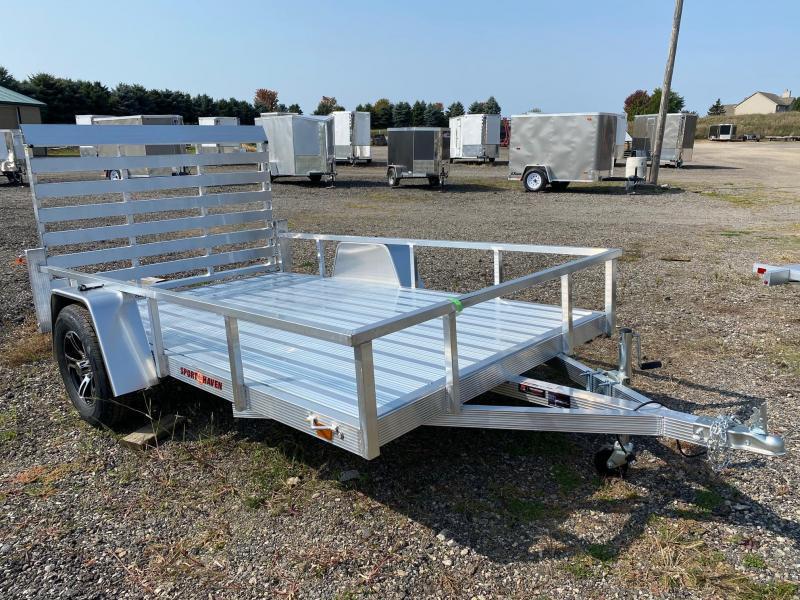 2024 Sport Haven 6x10 Deluxe All Aluminum Utility Trailer Living