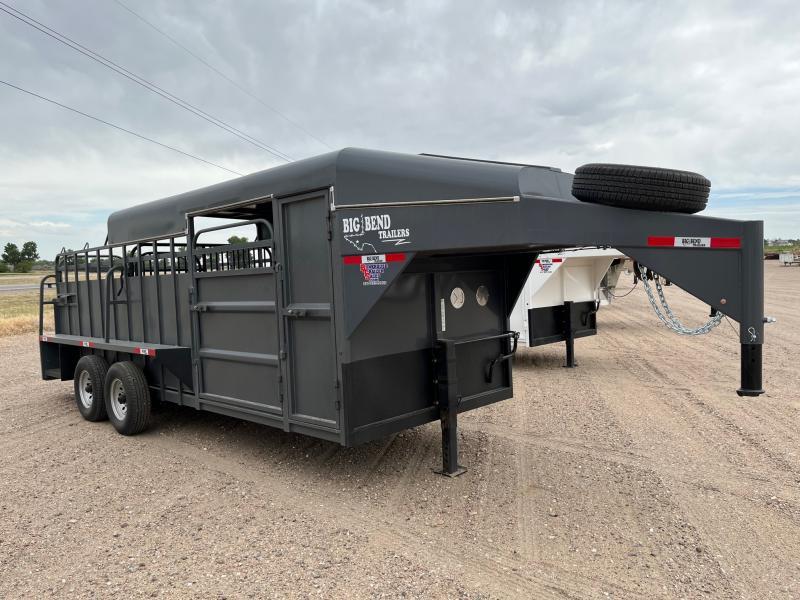 2024 Big Bend 20' 3/4 Top Livestock Trailer Stock Trailers For Sale