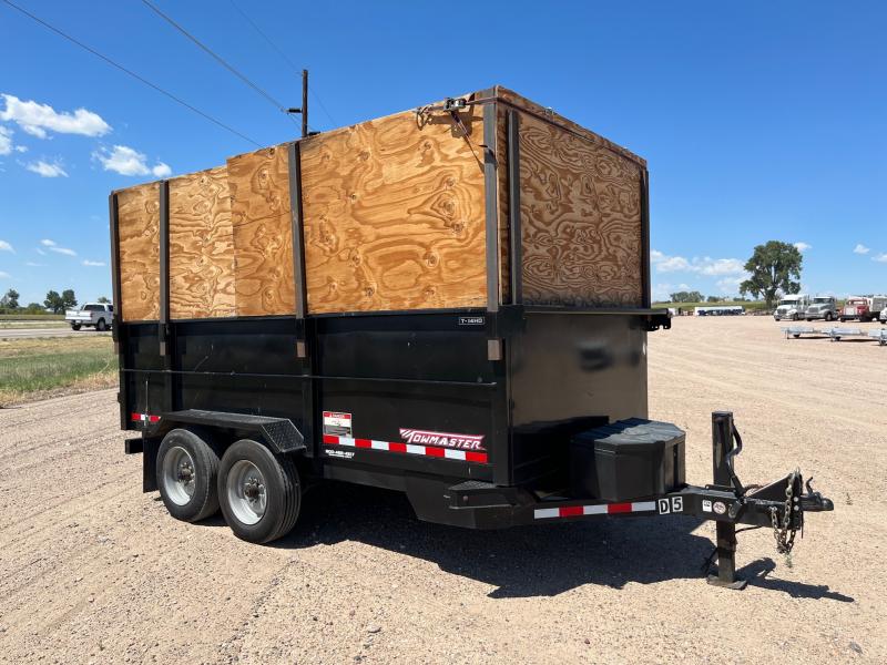 2018 Towmaster Trailers T14 HD 14' Dump Trailer Bunkhouse Trailer Sales Scottsbluff, NE