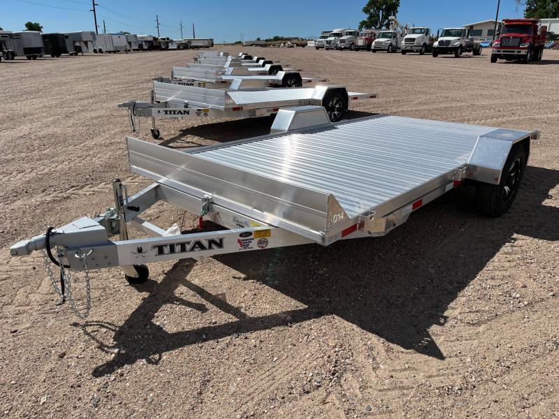 2022 Titan Trailers 14' Tilt Bed Utility Trailer Bunkhouse Trailer