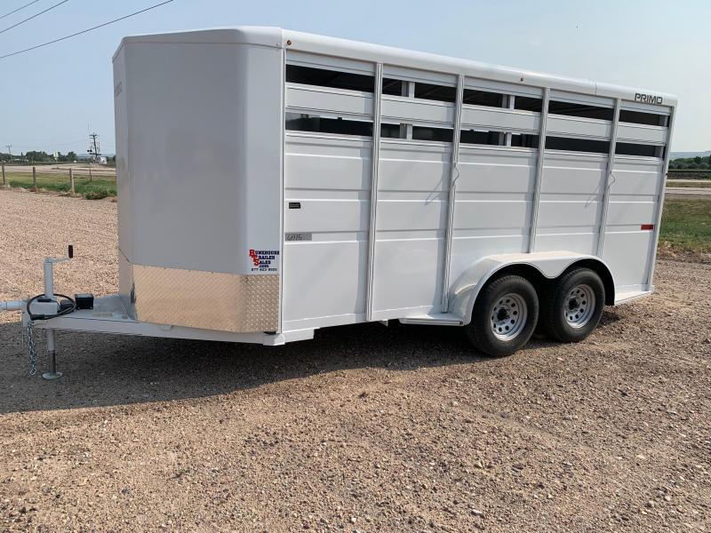 2023 Titan Trailers PRIMO BH 3 HORSE Livestock Trailer Bunkhouse Trailer Sales Scottsbluff