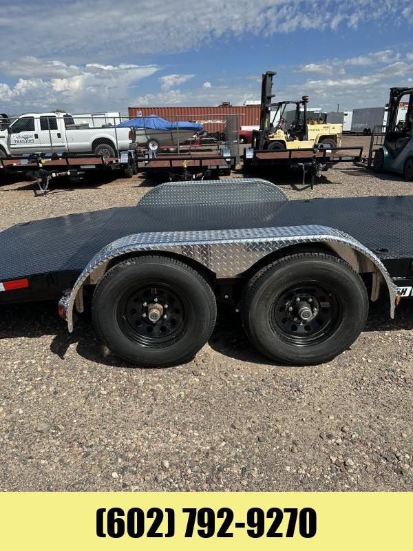 2024 PJ Trailers 18' x 83" Tandem Axle Car Hauler Flatbed, Dump