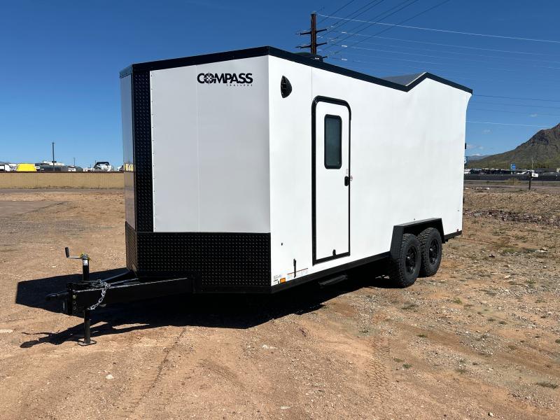 2023 Compass 7.5x20 MOAB Slickrock UTV/ATV Cargo Trailer Flatbed, Dump, Utility and Cargo