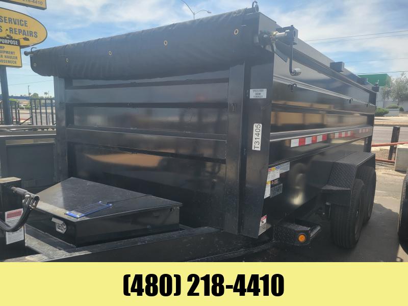 2023 PJ Trailers 7x14, High Side, Loaded, Bank Repo Dump Trailer