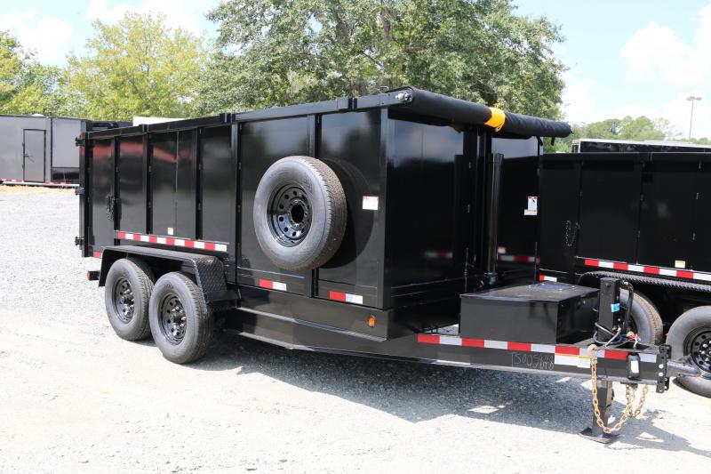 2024 TOP Shelf Trailers 7X14 Dump Trailer BP 7K Dump Trailer Cargo
