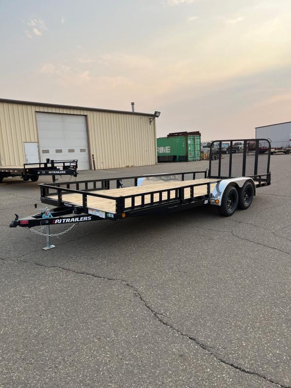 2024 PJ Trailers 83"x 20' Tandem Axle Channel Utility (UL) Utility