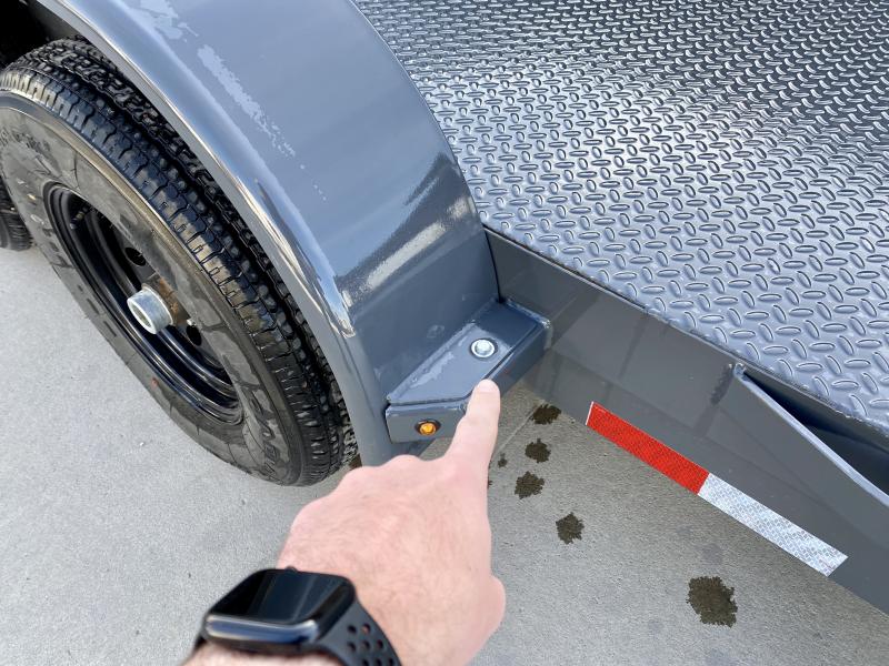 2023 Lamar 7x20' CC10 Car Trailer 9990 GVW * RUBRAIL * REMOVABLE