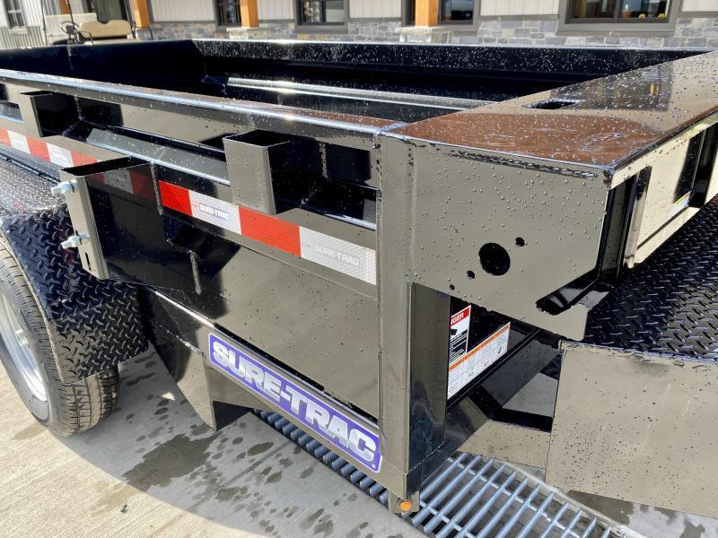 2023 SureTrac 5x10' Tandem Axle Dump Trailer 7000 GVW * BARN DOORS