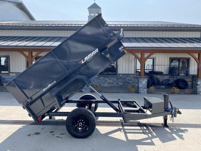 2023 Lamar 5x10' High Side Dump Trailer 7000 GVW * SINGLE AXLE * 2