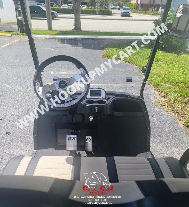 2023 ICON I20 CARGO BOX Golf Cart Golf Carts for Sale in West Palm Beach, FL Custom Cart