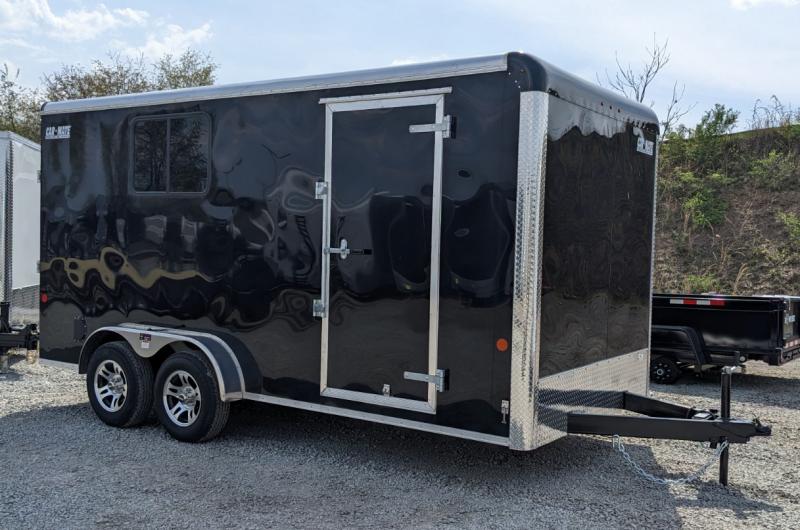 NEW 2023 Car Mate 7x16 HD Custom Cargo Trailer w/ Ramp Door & Windows