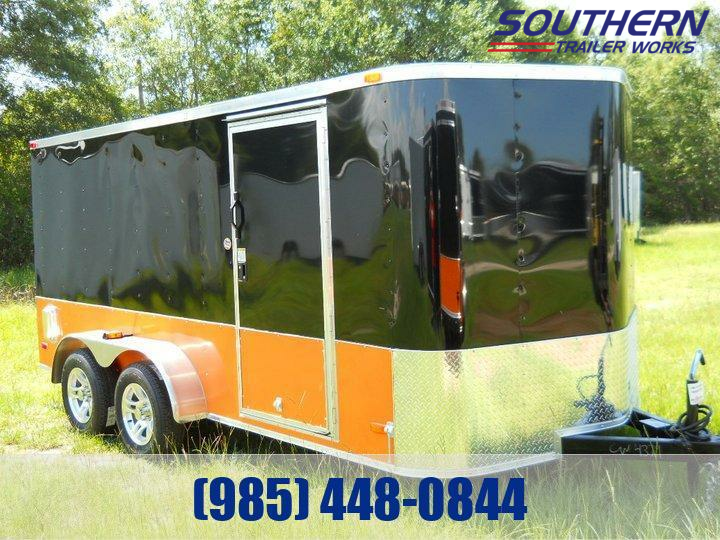 2023 Covered Wagon Trailers 7x16 Tandem Axle Cargo / Enclosed Trailer