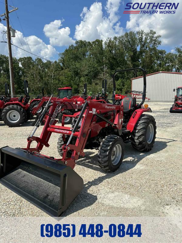 45hp 2022 Mahindra 2645 Shuttle Tractor With Loader Trailers for Sale