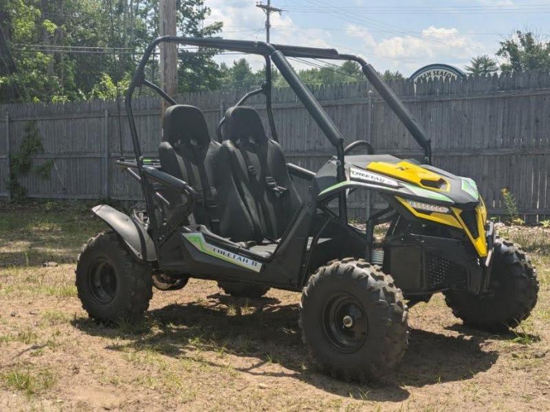 NEW Trailmaster Cheetah 8 Go Kart Youth size ages 712 32 MPH Yellow