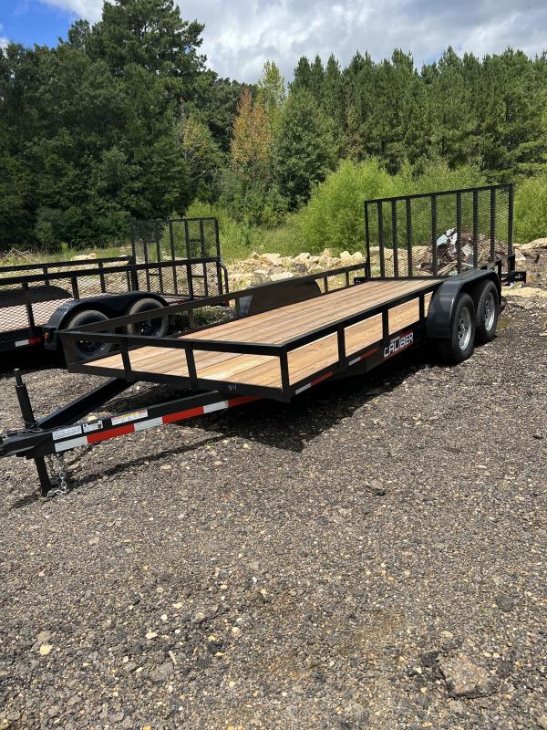 2022 Caliber Trailer Mfg 7'x18' Utility Trailer Smiths Trailers in MS